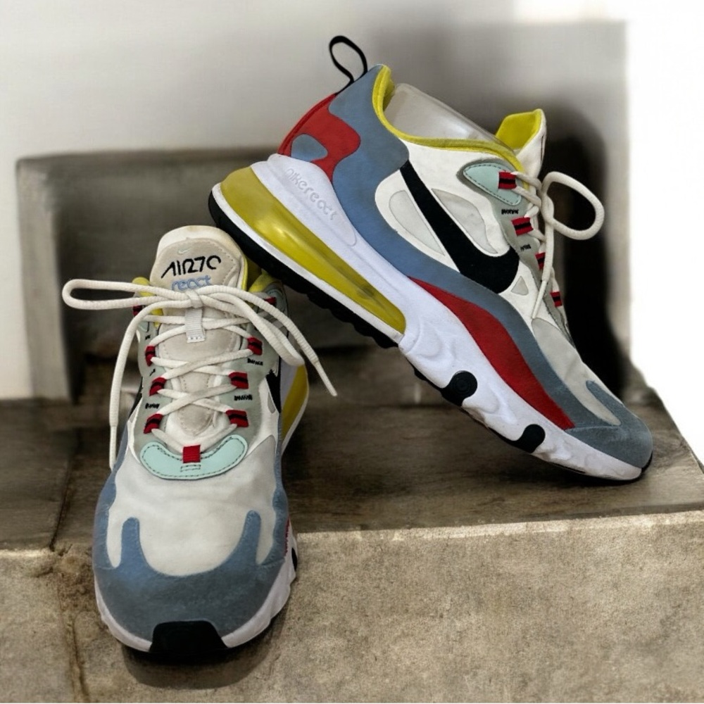 NIKE Air Max 270 React Bauhaus Size Women's Size 8 Sneakers